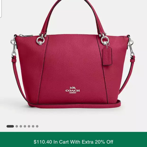 Red Coach Purse - Picture 6 of 6